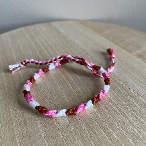 Estella Bracelet, anklet, trendy, comfortable, tie, embroidery thread, woven, gi